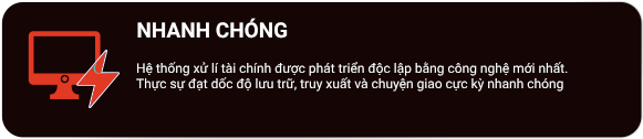 Mọi click trong web đều nhanh chóng và tốc độ